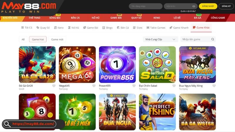 Có các game đổi thưởng nào hấp dẫn khác tại May88 không? Có các game đổi thưởng nào hấp dẫn khác tại May88 không?