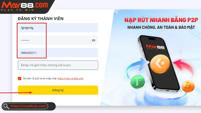 Những lưu ý trong cách đăng ký tài khoản May88 Những lưu ý trong cách đăng ký tài khoản May88